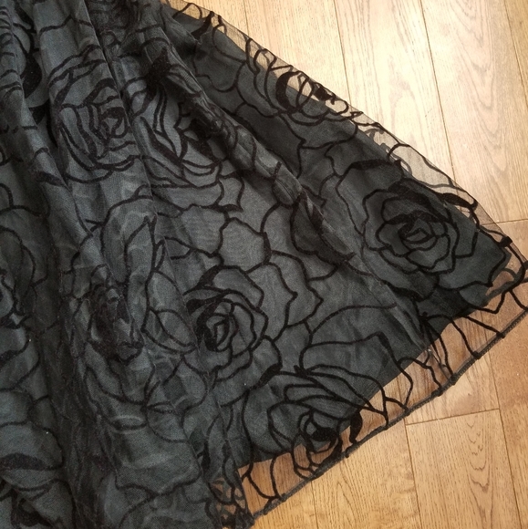 👗NIKI BLACK CHIFFON SEMI DRESS - Picture 4 of 10